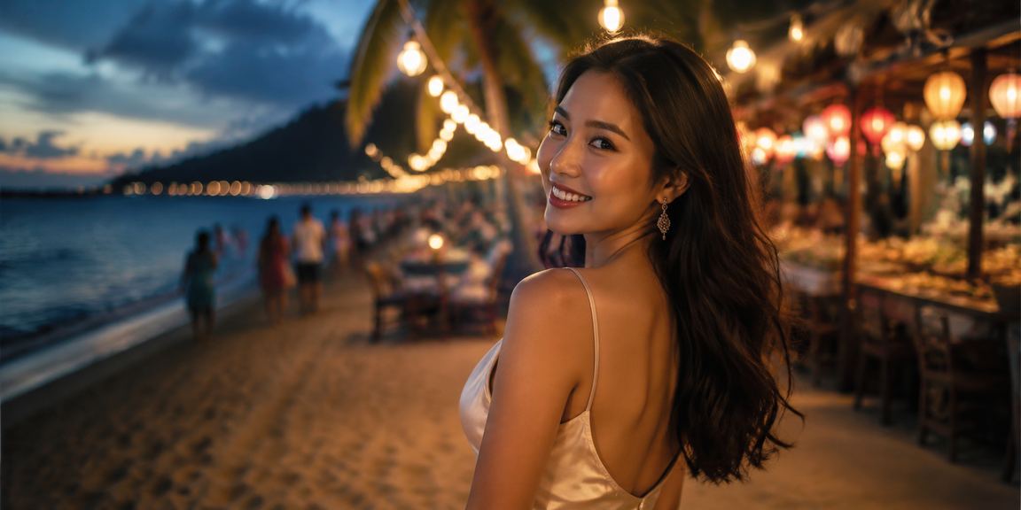 Người dùng tại chợ đêm Sapa trải nghiệm slot game trực tuyến trên điện thoại di động buổi tối